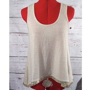 Charming Charlie back keyhole crop top sz M